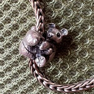 Trollbeads Panda & Cub Authentic.925 Charm